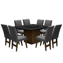 Conjunto de Mesa para Sala de Jantar com 8 Cadeiras Esparta-Dobue