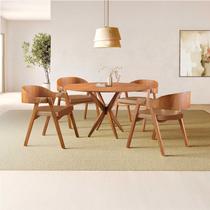 Conjunto de Mesa Redonda 120cm com 4 Cadeiras Luna