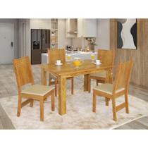 Conjunto De Mesa Retangular Mariah Com 04 Cadeiras Bronze Demolição Tecido Asgard Bege - Móveis São Carlos Conjunto De Mesa Retangular Mariah Com 04 Cadeiras Bronze Demolição Tecido Asgard Bege - Móveis São Carlos