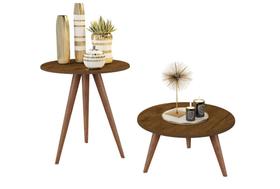 Conjunto de Mesas Centro e Lateral Natália Ferrara