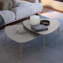 Conjunto de Mesas de Centro 89cm para Sala 100% MDF