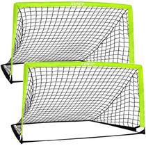 Conjunto de metas de futebol para crianças, redes dobráveis Kunup 5x3 e 6x4 Conjunto de metas de futebol para crianças, redes dobráveis Kunup 5x3 e 6x4