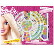 Conjunto de Miçangas Barbie com 100 Pecas FUN F0015-2