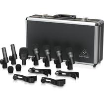 Conjunto de microfones de tambor Behringer BC1200 Professional de 7 peças Conjunto de microfones de tambor Behringer BC1200 Professional de 7 peças