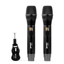 Conjunto de microfones sem fio Gemini GMU-M200 Pro UHF, pacote com 2 Conjunto de microfones sem fio Gemini GMU-M200 Pro UHF, pacote com 2