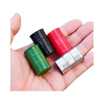 Conjunto De Mini Barris De Óleo Para Modelos De Caminhões, Brinquedos De Resina, Série Garagem,