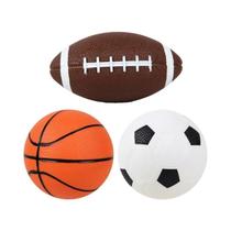 Conjunto De Mini Bolas Esportivas Coloridas Para Jogos Ao Ar Livre, Festas, Rugby, Basquete, Futebol