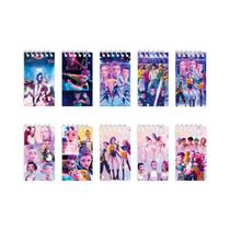 Conjunto De Mini Cadernos Kpop Demon Hunter 10 Peças 24 Páginas Caderno Com Linhas Diário De Conjunto De Mini Cadernos Kpop Demon Hunter 10 Peças 24 Páginas Caderno Com Linhas Diário De