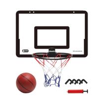 Conjunto De Mini Cesta De Basquete Infantil Para Interior Com Suporte De Parede, Cesta Suspensa E Conjunto De Mini Cesta De Basquete Infantil Para Interior Com Suporte De Parede, Cesta Suspensa E