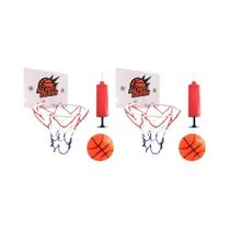 Conjunto De Mini Cesta De Basquete Portátil Para Crianças Com Bola E Bomba Inflável Para