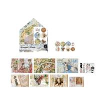 Conjunto De Mini Envelopes Vintage 8 Peças Para Planner, Decoração, Scrapbooking E Artesanato