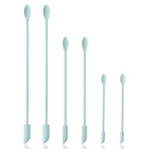 Conjunto de mini espátulas Cooptop Makeup & Kitchen Silicone, 6 peças Conjunto de mini espátulas Cooptop Makeup & Kitchen Silicone, 6 peças