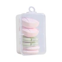 Conjunto De Mini Esponjas Para Dedo 6 Peças: Maquiagem Úmida E Seca Para Olhos, Nariz E Rosto Com Conjunto De Mini Esponjas Para Dedo 6 Peças: Maquiagem Úmida E Seca Para Olhos, Nariz E Rosto Com
