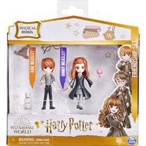 Conjunto de Mini Figuras - Harry Potter - Ron - Ginny Weasley - Sunny