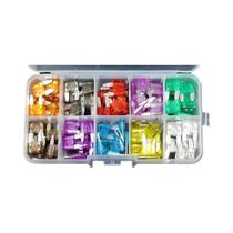 Conjunto De Mini Fusíveis Para Carro 100 Peças 2A-35A Fusíveis De Lâmina Para Auto Com Caixa De