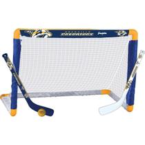 Conjunto de mini hóquei Franklin Sports Nashville Predators NHL