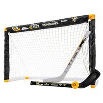 Conjunto de mini hóquei Franklin Sports Pittsburgh Penguins Conjunto de mini hóquei Franklin Sports Pittsburgh Penguins
