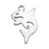 Conjunto De Mini Pingentes De Aço Inoxidável Sol Lua Estrela Golfinho Planeta Suprimentos Para Fazer