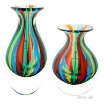 Conjunto de Mini Vasos com Bastões Coloridos - Cristais Cá d'Oro