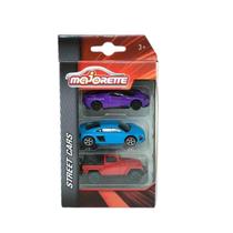 Conjunto de miniaturas majorette street cars set 3 21 205 2270 Conjunto de miniaturas majorette street cars set 3 21 205 2270