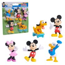 Conjunto de minibonecos Disney Junior Mickey com Mickey, Minnie, Donald e Pluto Conjunto de minibonecos Disney Junior Mickey com Mickey, Minnie, Donald e Pluto
