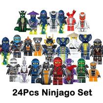 Conjunto de minibonecos Ninjago Kai Jay Sensei Wu Master x24
