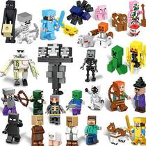 Conjunto de minifiguras Lego compatível com Vorallme Minecraft, 29 figuras - Unbranded