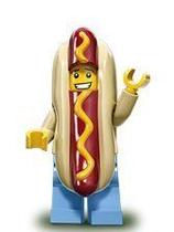 Conjunto de minifiguras LEGO Series 13 71008 Hot Dog Man 14 de 16