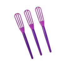 Conjunto De Mistura De Tintura De Cabelo Com 3 Peças, Ferramenta Manual Plástica Para Salão De