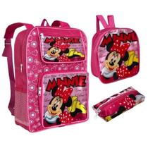Conjunto De Mochila Grande Para Meninas E Estojo + Lancheira Conjunto De Mochila Grande Para Meninas E Estojo + Lancheira