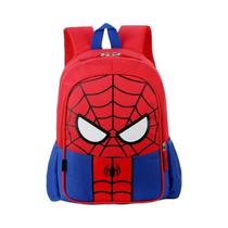 Conjunto De Mochila Marvel Spider-Man 3 Peças, Mochila Escolar Leve Com Estojo E Bolsa Para Almoço