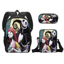 Conjunto de mochilas, 3 peças Nightmares Before Christmas Jack Skellington