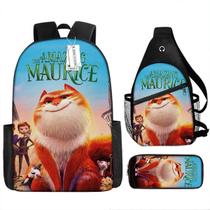 Conjunto de mochilas Amazings Maurices Cartoon Kids School 3 unidades Conjunto de mochilas Amazings Maurices Cartoon Kids School 3 unidades