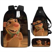 Conjunto de mochilas Amazings Maurices Cartoon Kids School 3 unidades