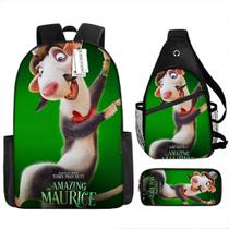 Conjunto de mochilas Amazings Maurices Cartoon Kids School 3 unidades Conjunto de mochilas Amazings Maurices Cartoon Kids School 3 unidades
