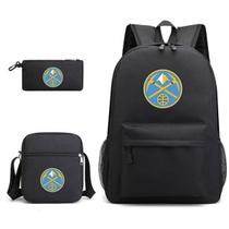 Conjunto de mochilas Basketball Team School, 3 unidades para estudantes Conjunto de mochilas Basketball Team School, 3 unidades para estudantes