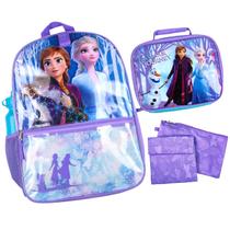 Conjunto de mochilas Bioworld Disney Frozen Anna Elsa Olaf 5PC