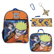 Conjunto de mochilas Bioworld Naruto Classic Sasuke Vs Naruto 16