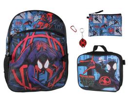 Conjunto de mochilas Bioworld Spiderman Miles Morales 5 peças +3 anos