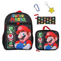 Conjunto de mochilas Bioworld Super Mario Bros Character Grid 16