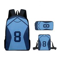 Conjunto de mochilas Blues Locks 8 School com bolsa de ombro, 3 unidades