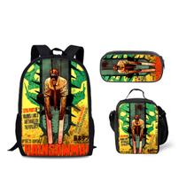 Conjunto de mochilas Chainsaws Mans Denjis Cartoon Kids, 3 unidades Conjunto de mochilas Chainsaws Mans Denjis Cartoon Kids, 3 unidades