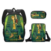 Conjunto de mochilas Chainsaws Mans Denjis Cartoon Kids 3 unidades Conjunto de mochilas Chainsaws Mans Denjis Cartoon Kids 3 unidades