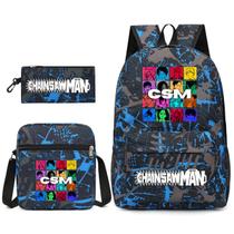 Conjunto de mochilas Chainsaws Mans Denjis Makimas Yoshidas Hirofumis Ca