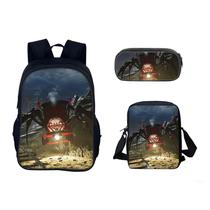 Conjunto de mochilas Choos Charles Anime School, 3 unidades/lote para crianças