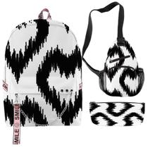 Conjunto de mochilas com impressão 3D em estilo boêmio para crianças