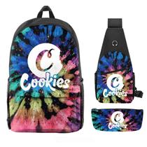 Conjunto de mochilas Cookies School 3 peças para estudantes Conjunto de mochilas Cookies School 3 peças para estudantes