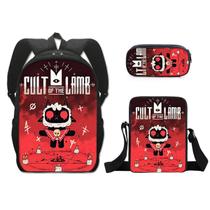 Conjunto de mochilas Cultslambs Anime School, 3 peças com bolsa de ombro Conjunto de mochilas Cultslambs Anime School, 3 peças com bolsa de ombro