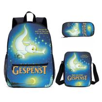 Conjunto de mochilas Das kleines Gespenstss School Bag para crianças Conjunto de mochilas Das kleines Gespenstss School Bag para crianças