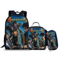 Conjunto de mochilas Descendants Mals Cartoon Kids School Nylon Conjunto de mochilas Descendants Mals Cartoon Kids School Nylon